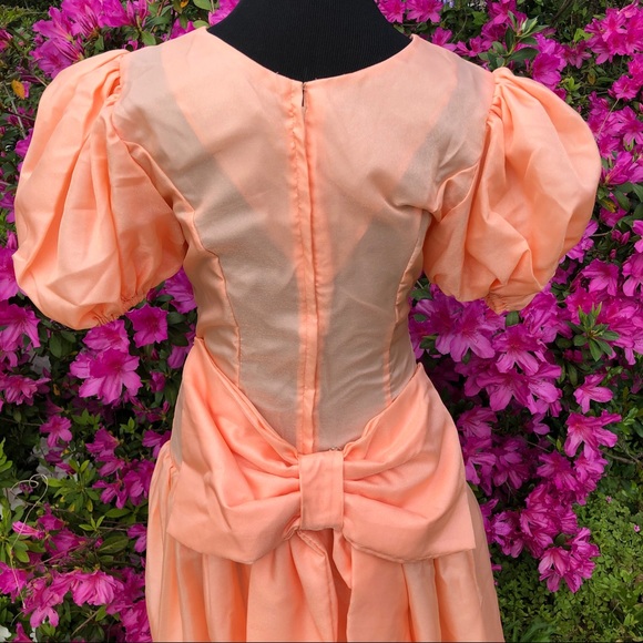 SOLDVintage 1980’s Cinderella drop waist gownSOLD - Picture 5 of 5